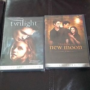 NEW- Twilight and Twilight New Moon DVD Bundle